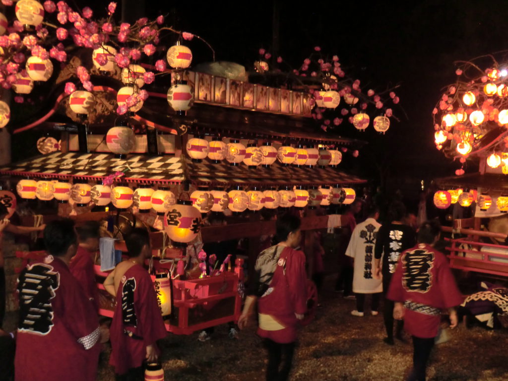 諏訪神社例大祭_夜の様子