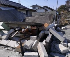 福島県沖地震被害